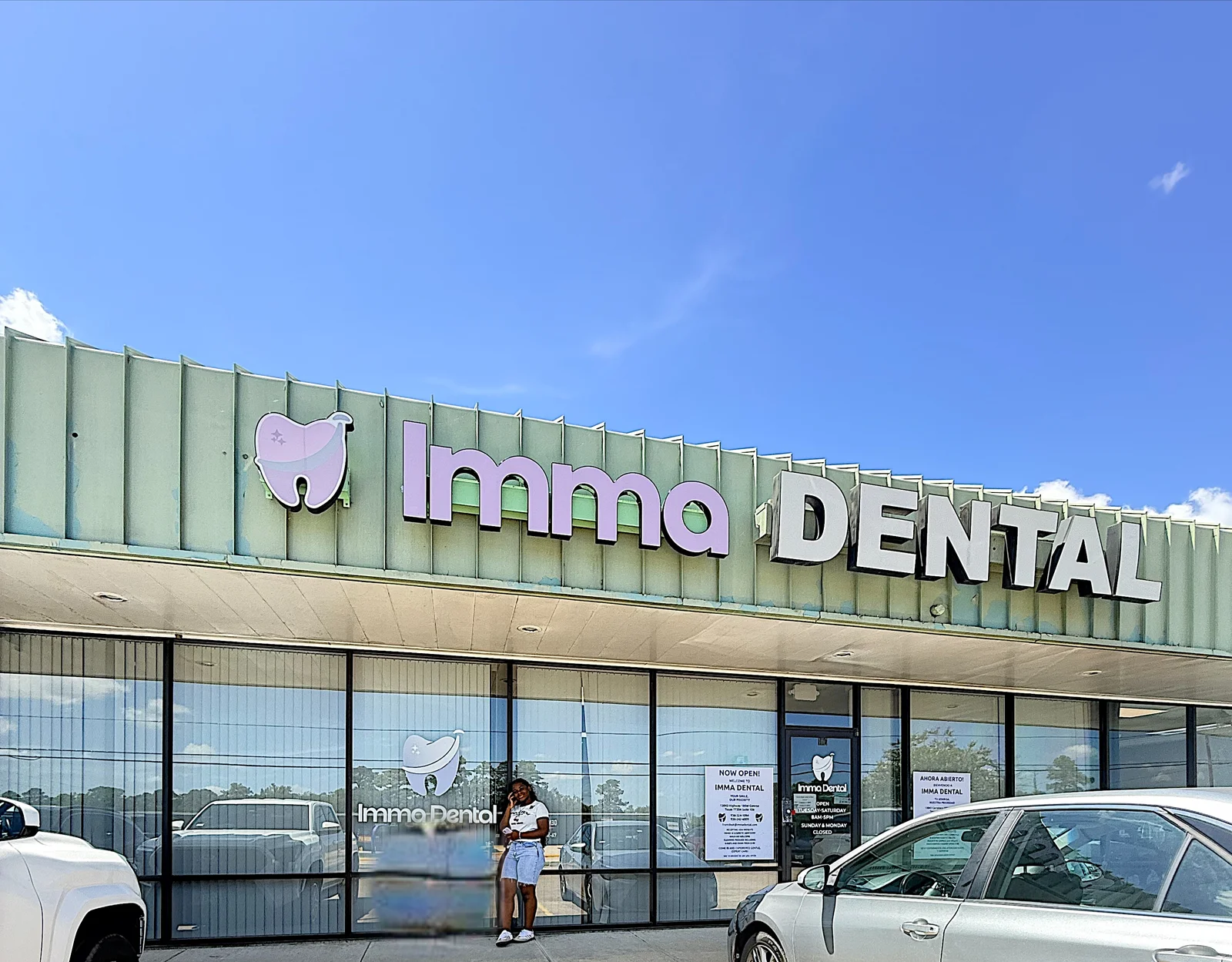Imma Dental storefront and entrance